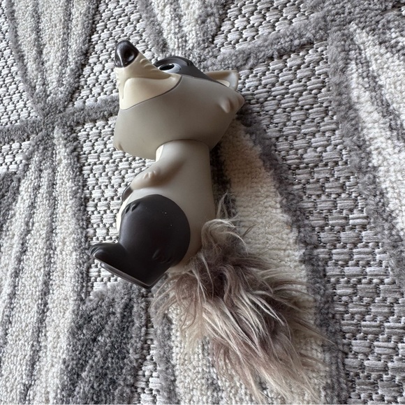 Disney Pixar Incredibles 2 Raccoon Plastic Toy Furry Tail 5" Tall - Picture 5 of 6